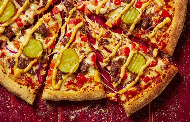 pickle pizza topping