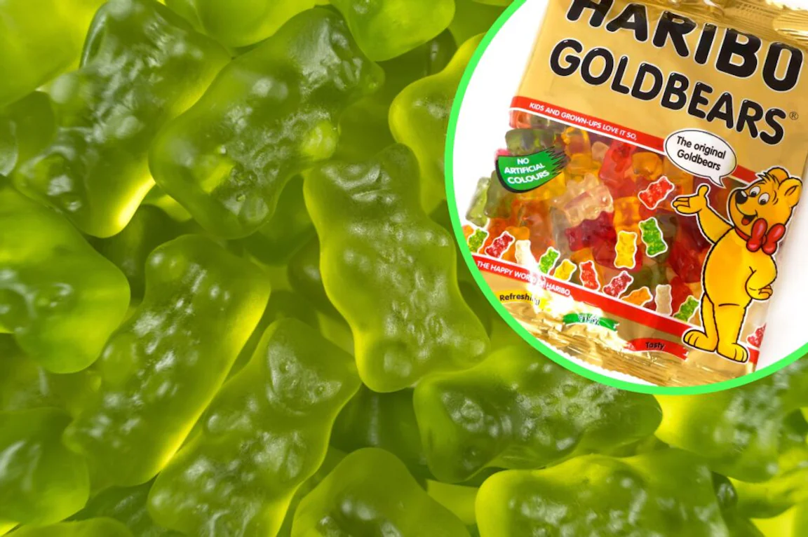 Haribo fans are losing it after discovering the flavour of the green Goldbear