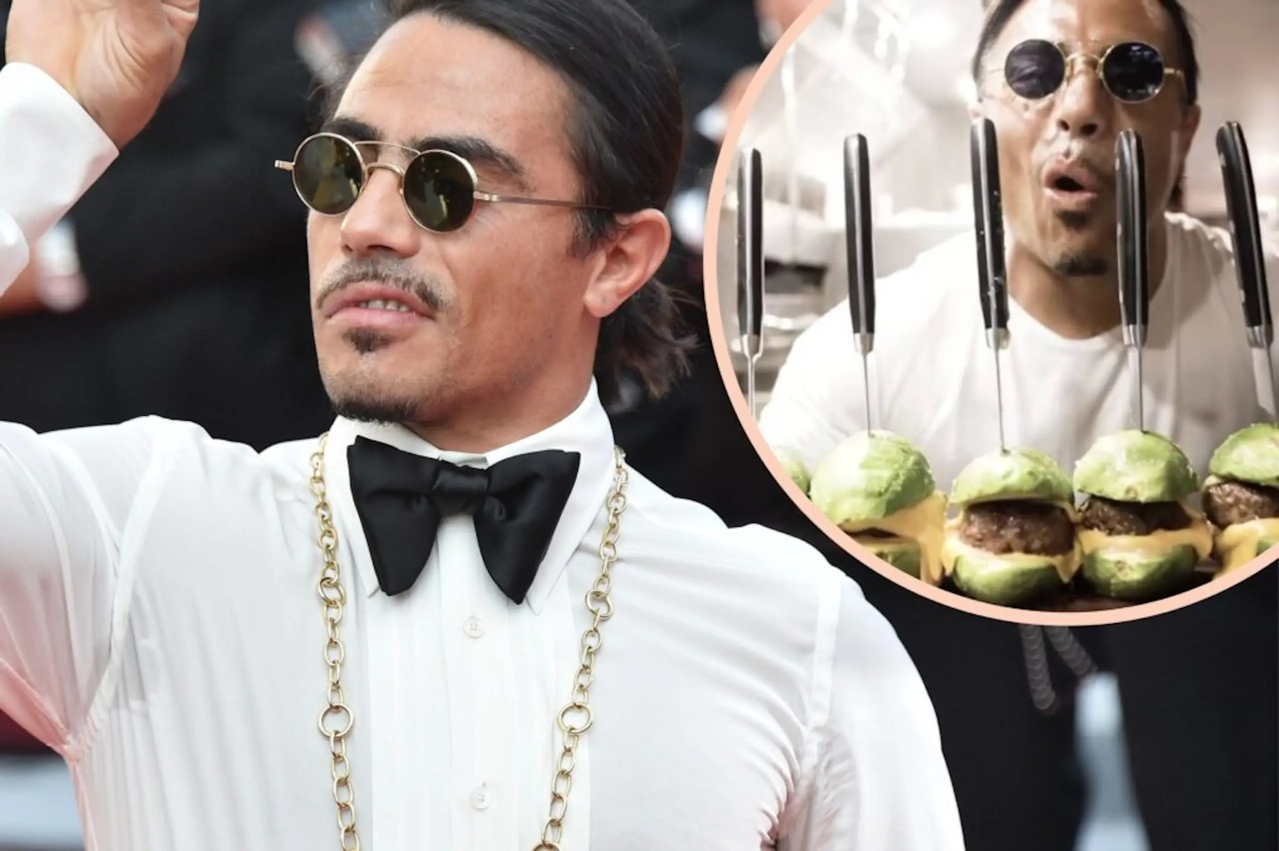 Salt Bae makes avocado burger that ‘offends meat eaters and vegans’