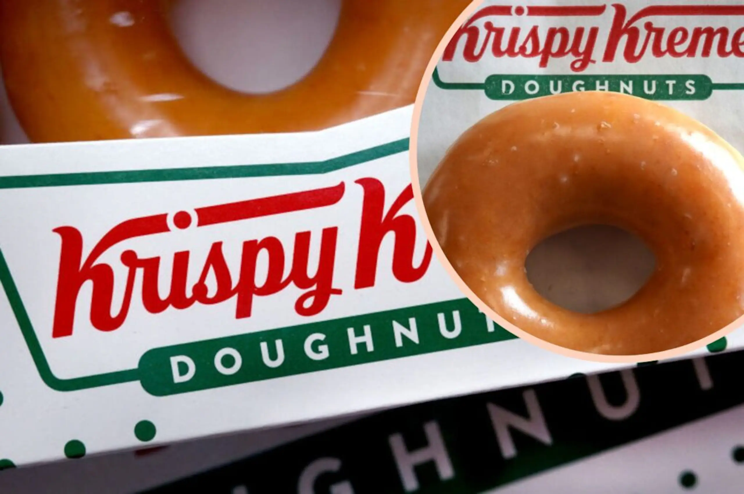 Krispy Kreme is giving out free doughnuts for National Doughnut Day today