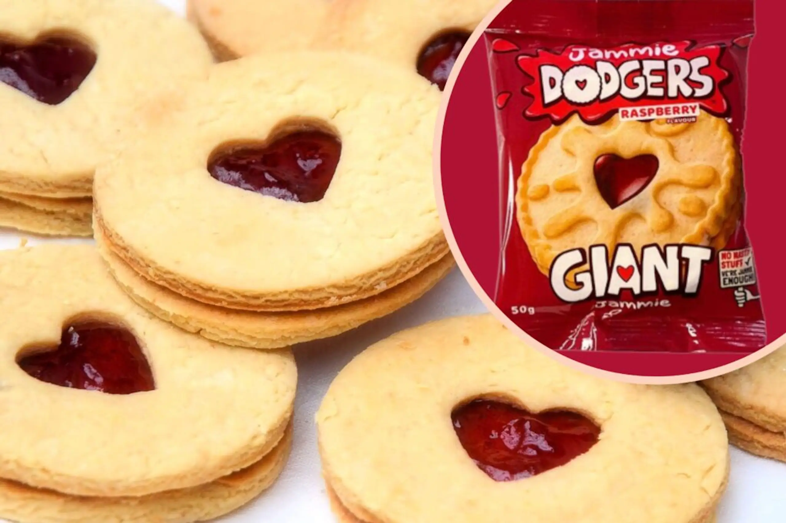 You can now buy giant Jammie Dodgers and OMG