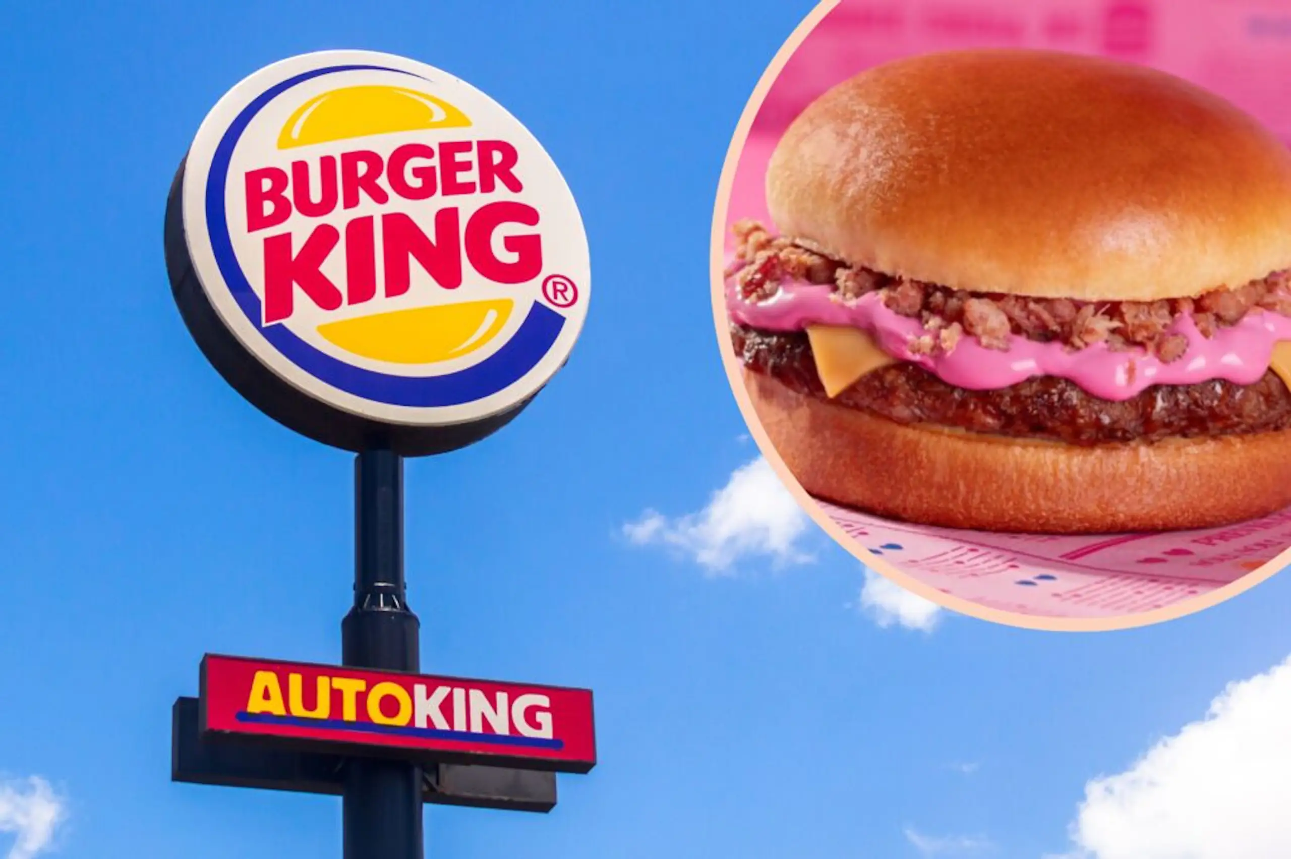 Burger King launches pink burger and milkshake in Brazil