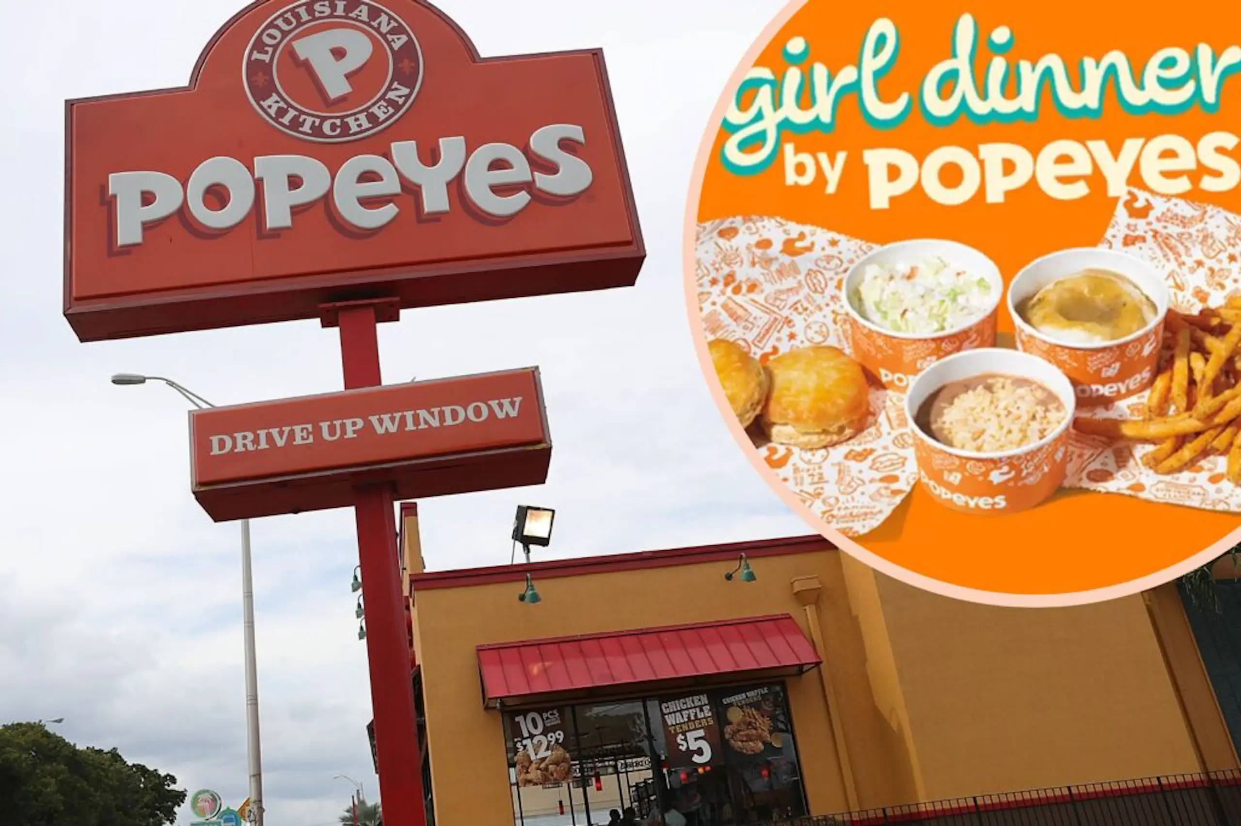 Popeyes brings out ‘Girl Dinner’ made up of sides
