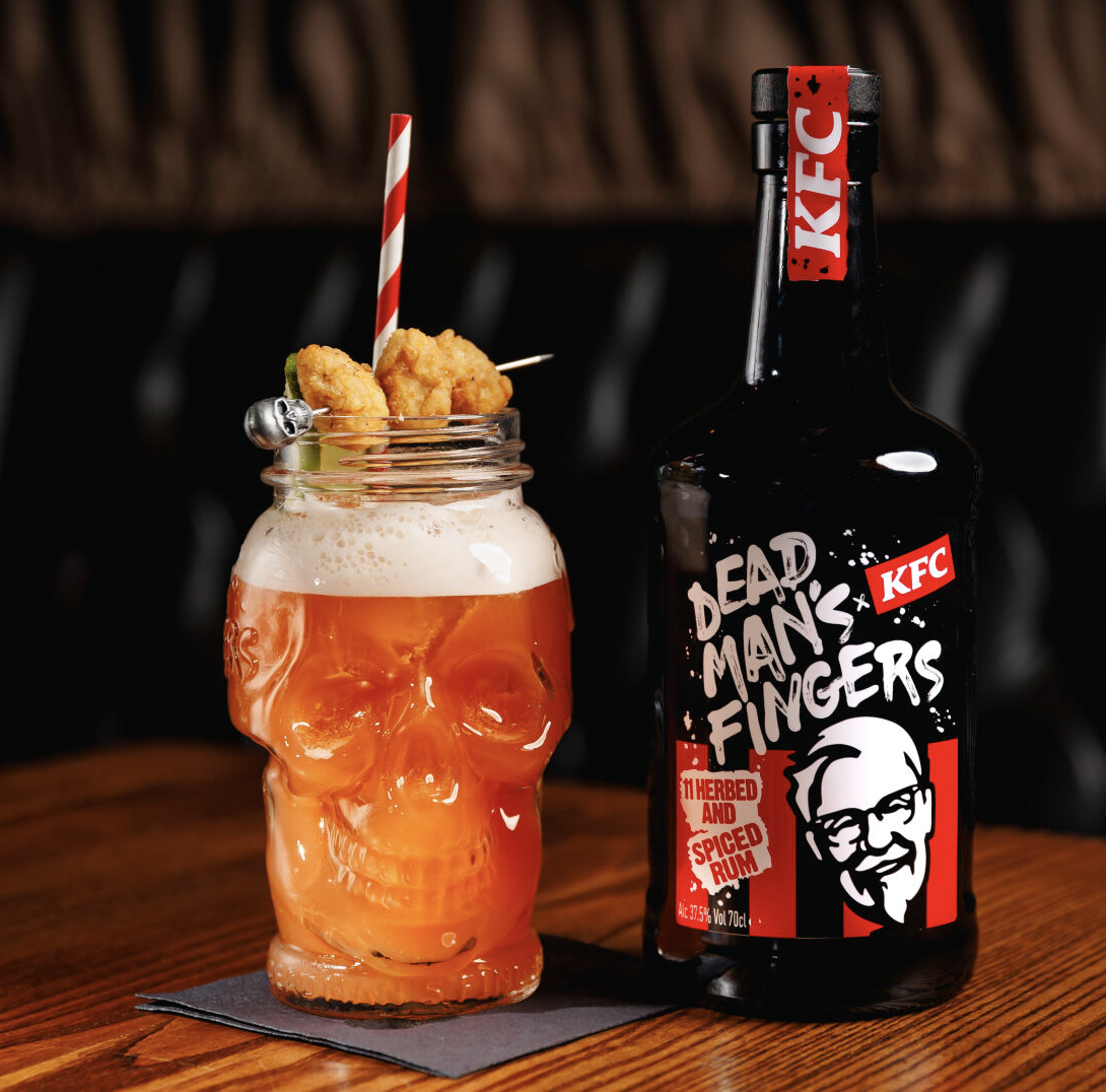 KFC DEAD MANS FINGERS RUM HERBS SPICES