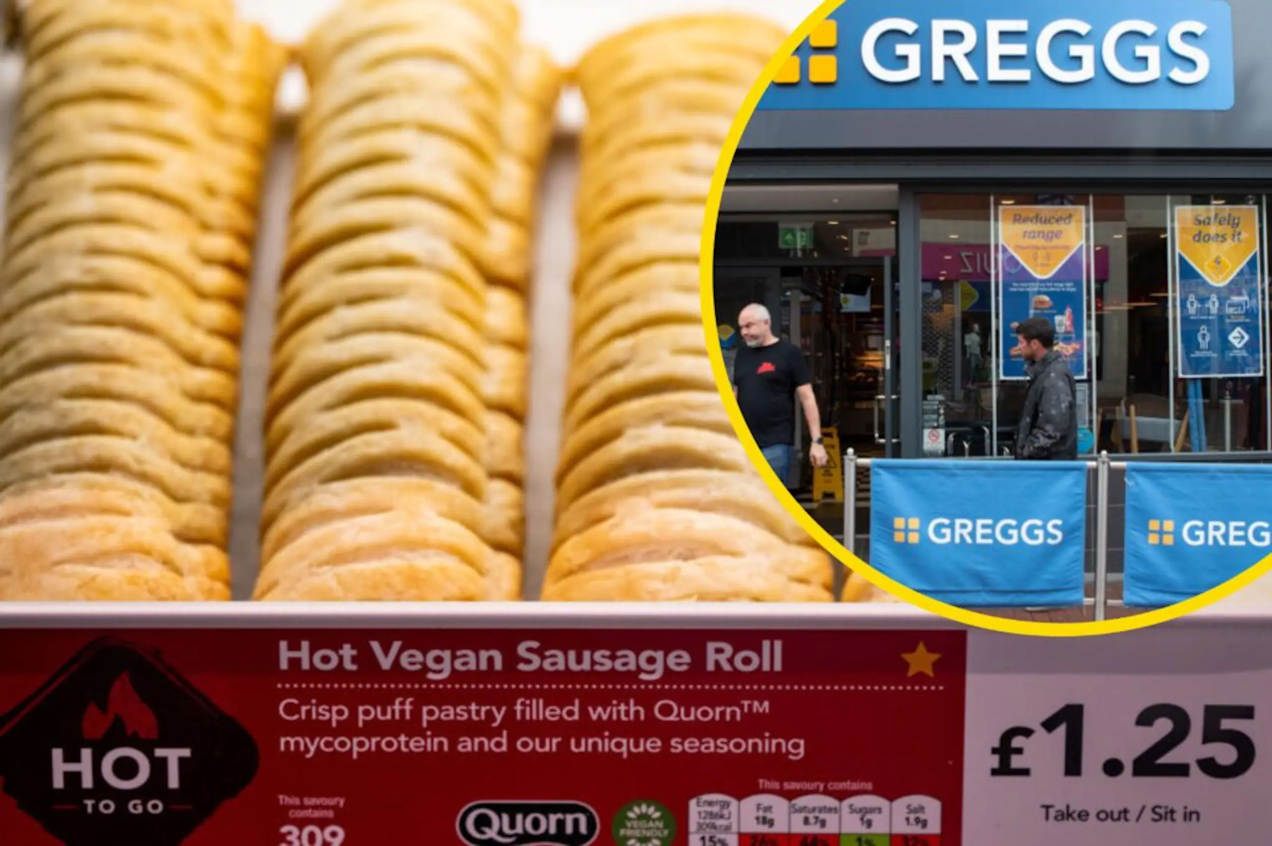 Chef uses Greggs sausage rolls instead of bread to make an insane toastie