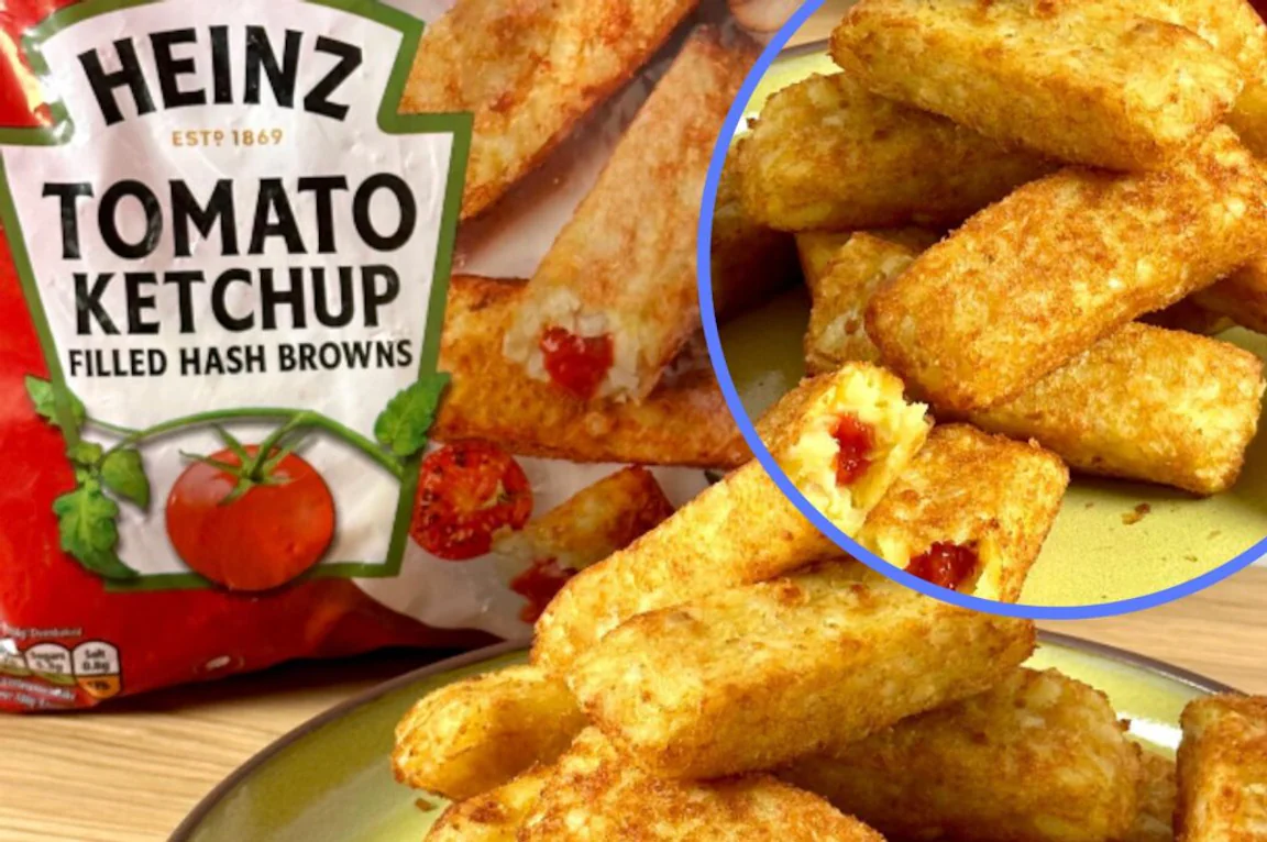 Heinz is selling ketchup filled hash browns in new breakfast mashup