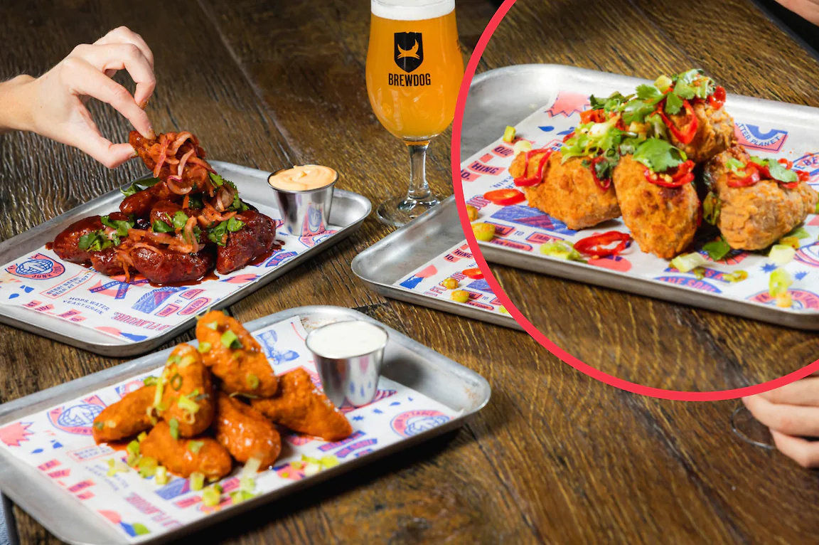 UK bar chain launches first skin-on vegan chicken wings