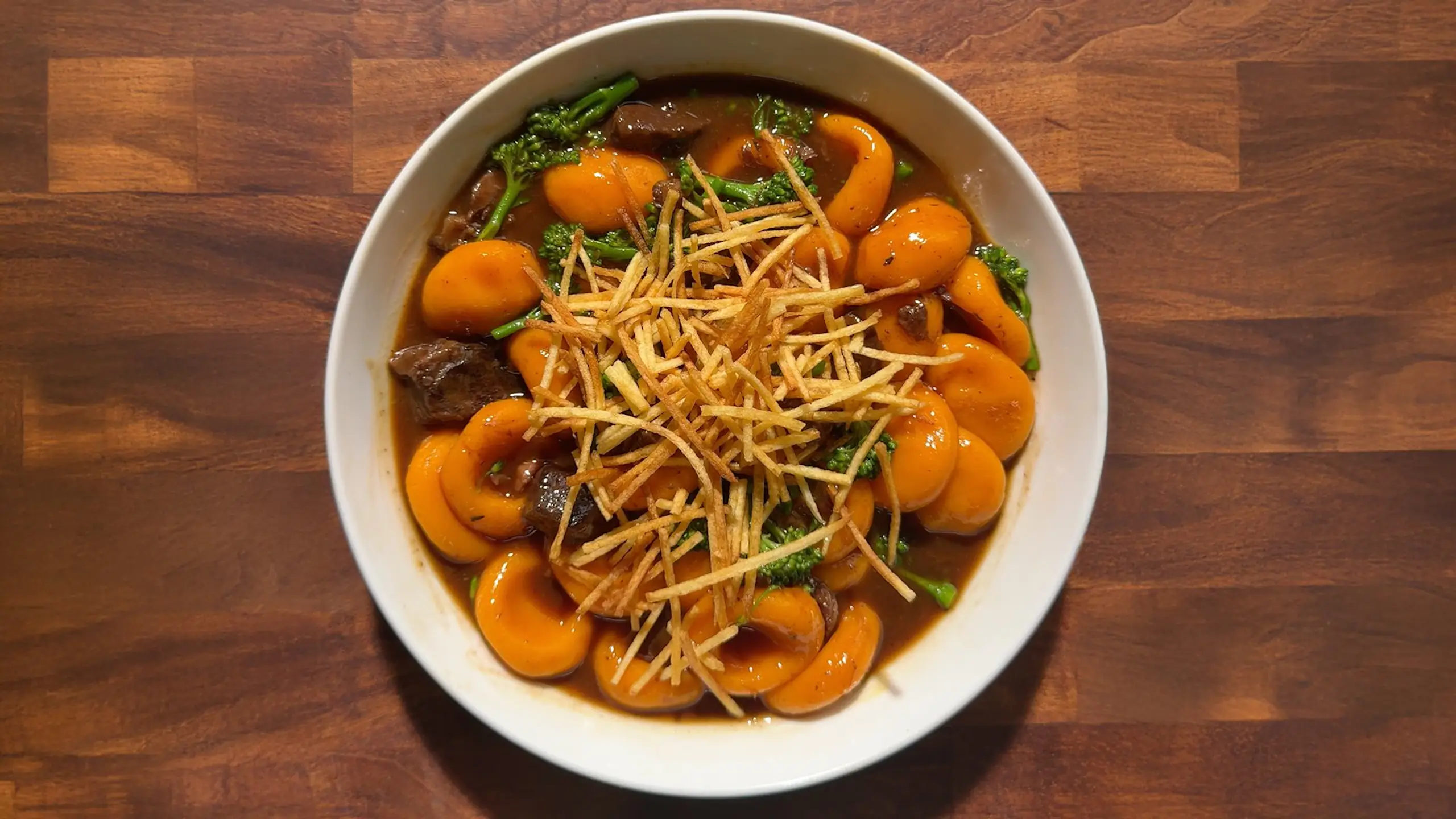 Carrot Noodles (But Roast Dinner Themed)