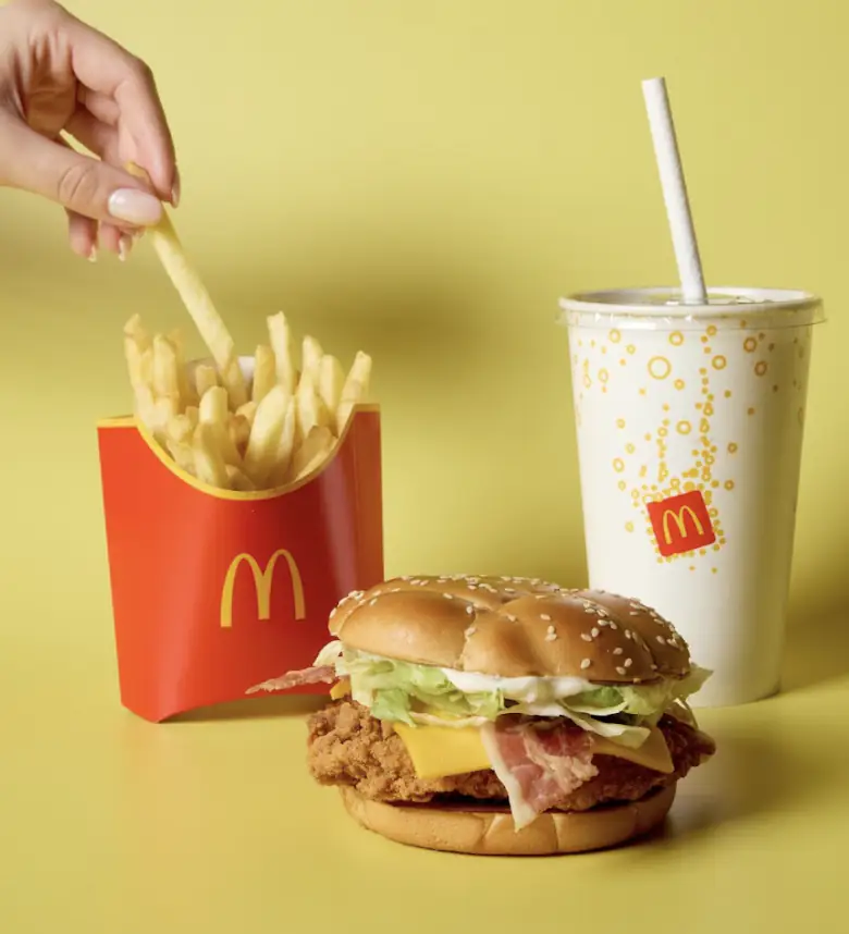 You can get all the burgers as a meal, too (Credit: McDonald's)