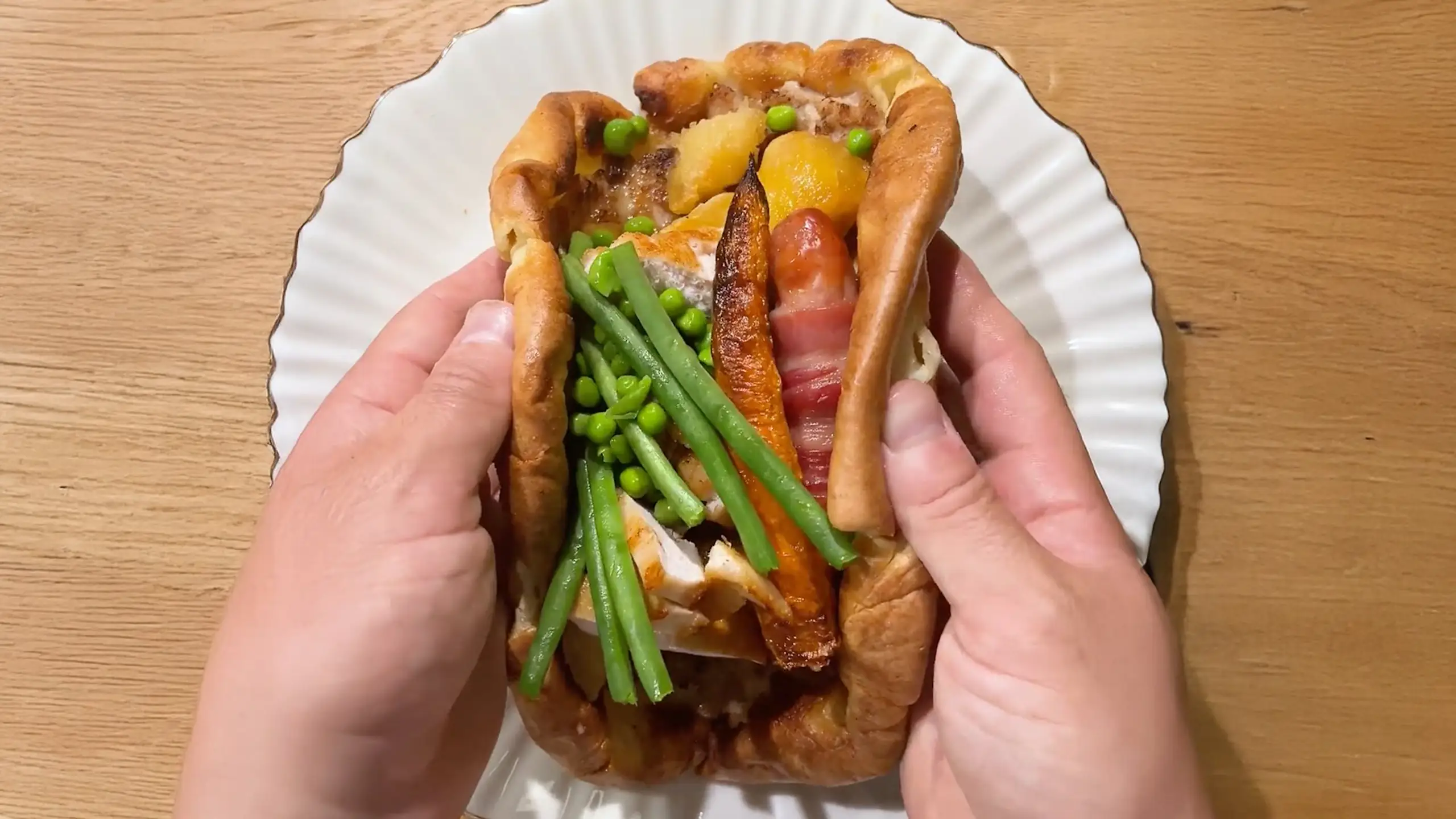 Smashed Yorkshire Pudding