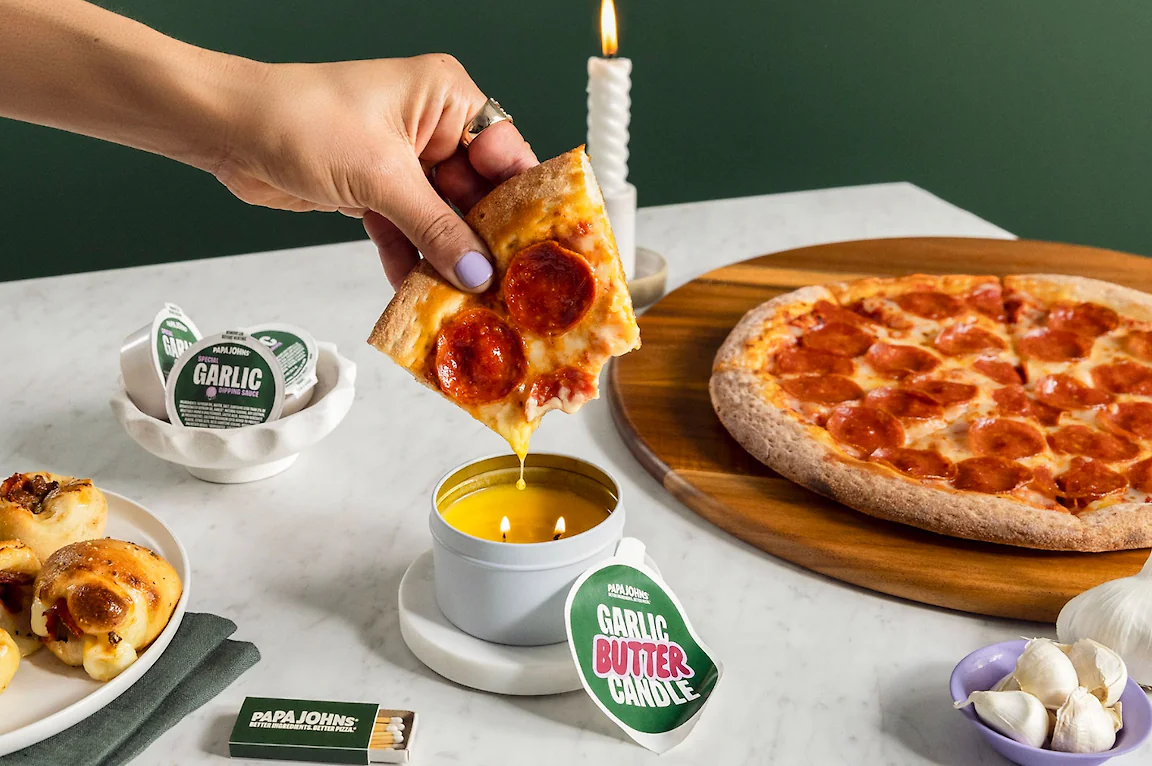 Papa Johns is releasing limited edition garlic butter candles